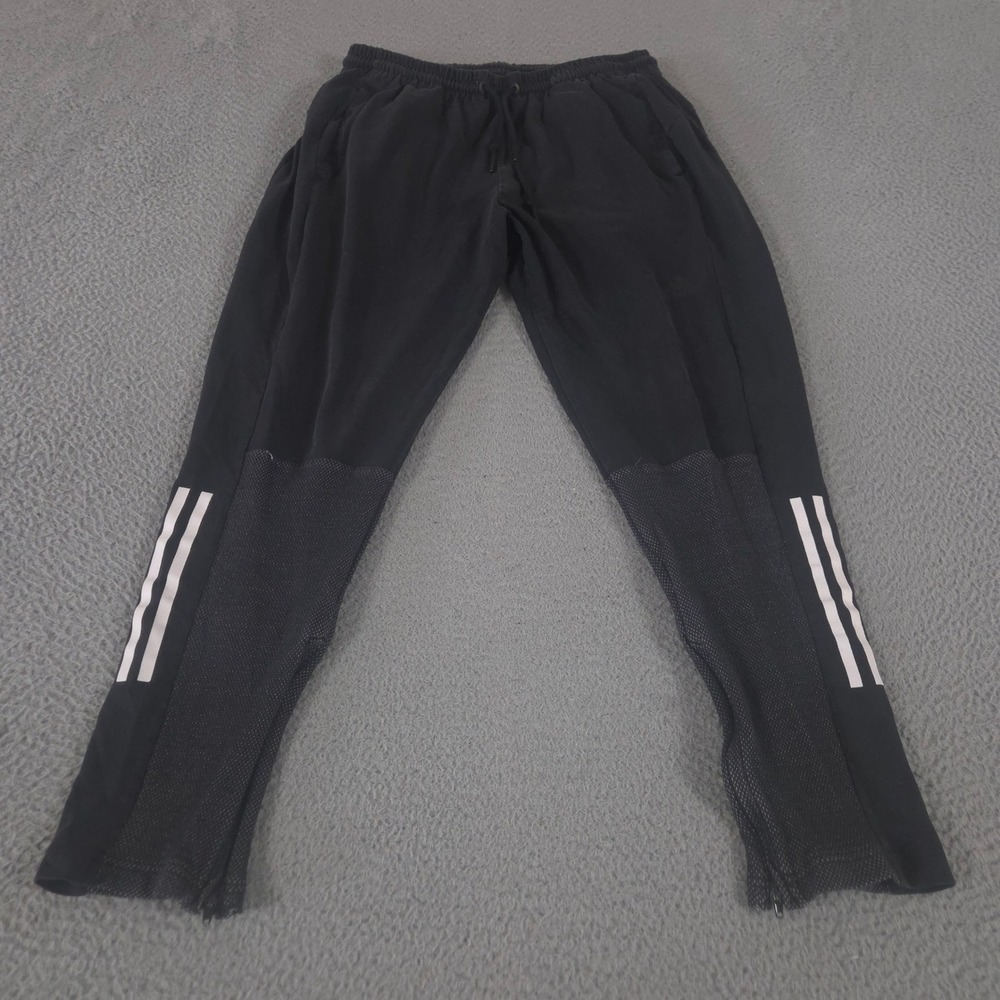 Adidas Pants Mens M Black Tiro 23 Competition Tapered Leg‎ Cotton Blend Stripes